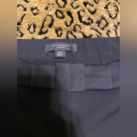 Ann Taylor Black Cropped Tuxedo Pants - Picture 4 of 4